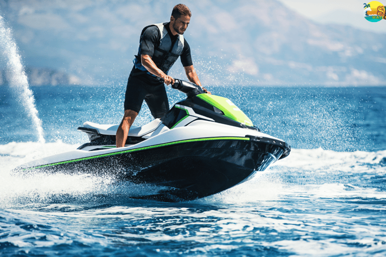 Promenade en jet ski à Baga Beach