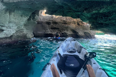 ALUGUER DE CAIAQUE 2+1 EM FORMENTERA2 HORAS - ALUGUER DE CAIAQUE 2+1 EM FORMENTERA