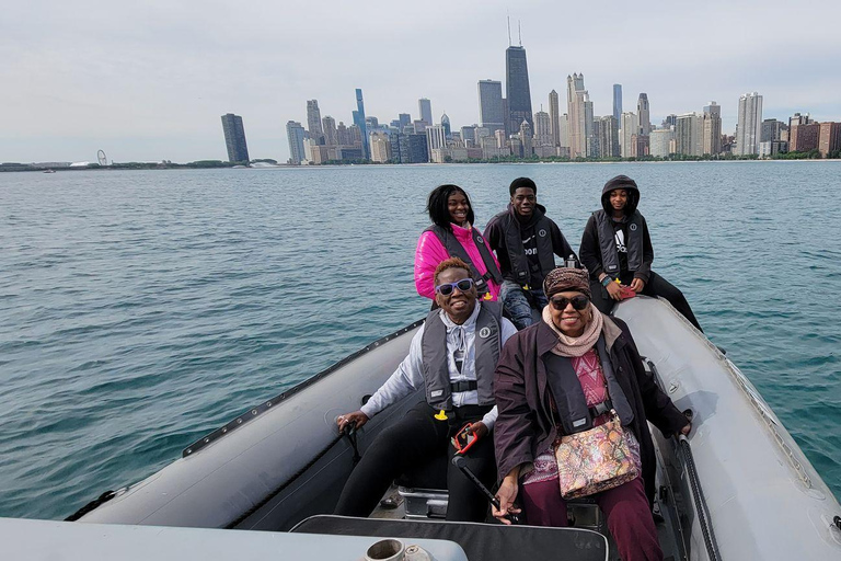 Chicago: Rejs wycieczkowy po jeziorze i rzece łodzią RIBChicago: Wycieczka po jeziorze i rzece łodzią RIB