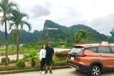 Phong Nha: Privat transfer till Hue med Vinh Moc-tunnlarna