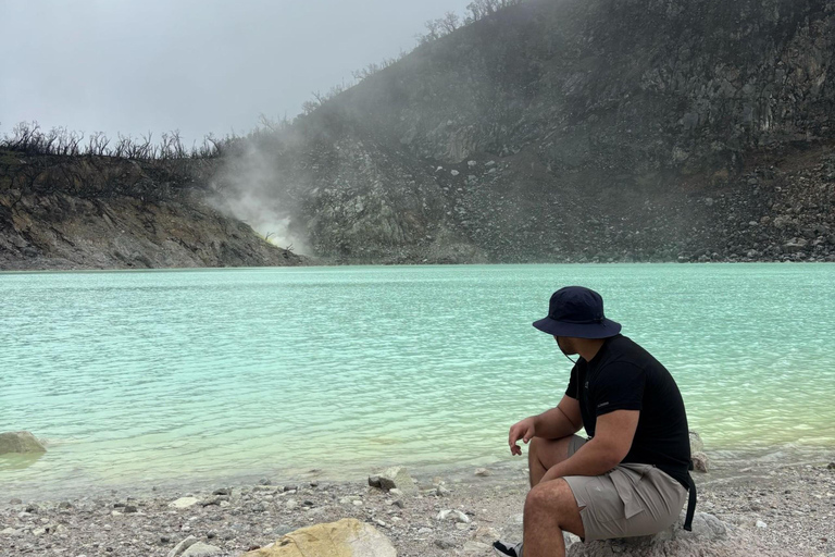 Bandung;White Crater,Hot Springs,Tea n strawberry plantation