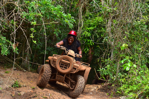 Cancun: Tour dinamico con ATV, Cenote e ZiplineDOPPIO ATV DA TULUM