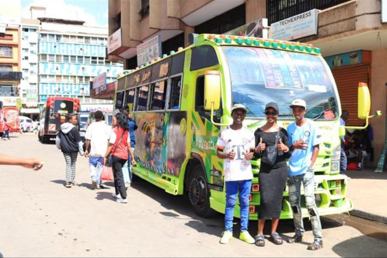 Nairobi: Matatu Culture Tour with Music, Art & Street Vibes Nairobi moving art with music.