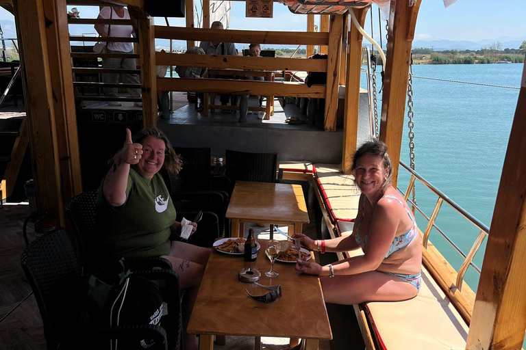 Manavgat River Boat Tour with Bazaar Visit & Waterfall