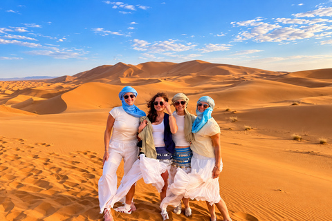 Marrakech: 3-Day Student Sahara Tour With Camp and Quad Adventure Pick: Luxury Camp & Sunset ATV Ride