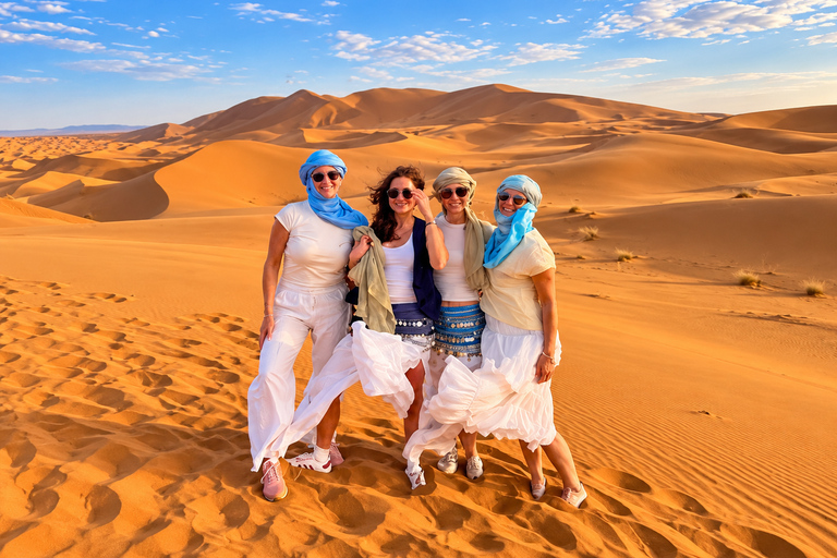 Marrakech: 3-Day Student Sahara Tour With Camp and Quad Adventure Pick: Luxury Camp & Sunset ATV Ride
