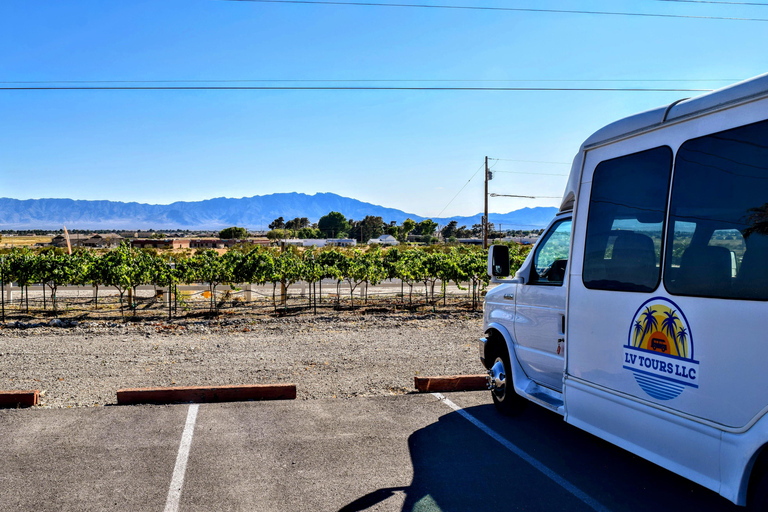 Visite panoramique de Las Vegas/Pahrump avec dégustation de vin et nourritureLas Vegas / Pahrump Dégustation de vins et collations