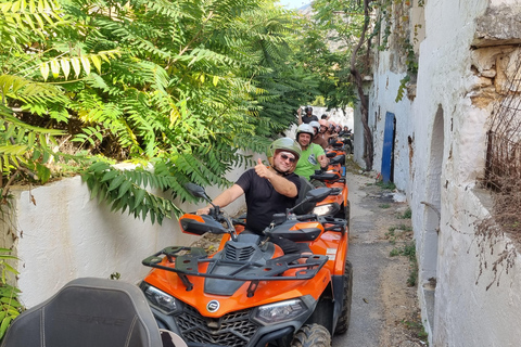 Da Rethymno Panormo Bali: Tour Quad Safari di 57 km, 4 oreDriver singolo Quad