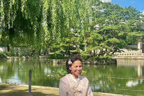 Séance photo au palais Gyeongbokgung avec votre propre téléphone