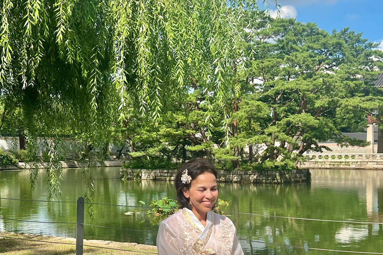Séance photo au palais Gyeongbokgung avec votre propre téléphone