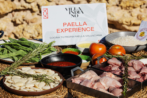 Valencia: Paella Full Experience Workshop at Villa Indiano Paella Full Experience