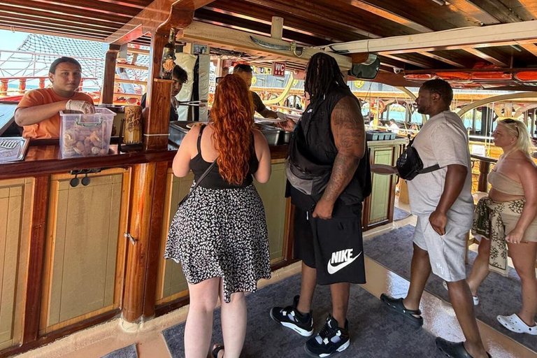 Side: Party Boat Tour with Lunch, Foam Party, and Swim Party Boat Tour with Hotel Transfer