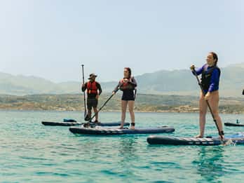 Chania: Stand-Up Paddleboard Kleingruppentour