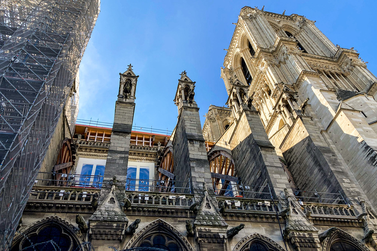 Paris: Notre Dame Outdoor Walking Tour with Crypt Entry Notre Dame Outdoor Walking Tour with Crypt Entry in Spanish