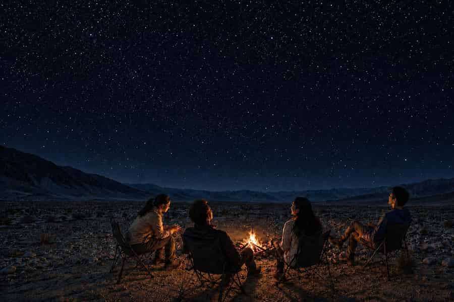 Death Valley: Sonnenuntergang, Sterne und Lagerfeuer. Foto: GetYourGuide Death Valley: Sonnenuntergang, Sterne und Lagerfeuer. Foto: GetYourGuide