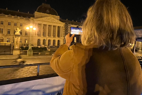 Brussel: Sightseeing Sunset Bus TourBrussel: Golden Hour-tour