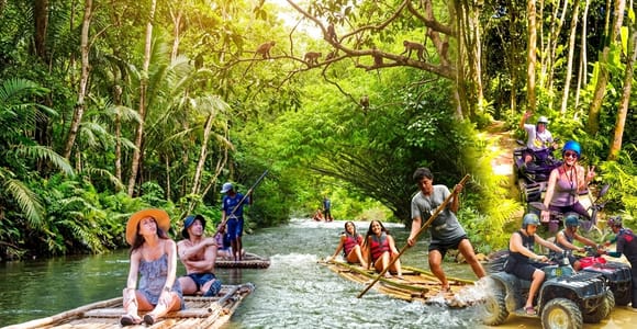 Phang Nga: Bamboo Rafting, Sea Turtle Center & ATV Adventure