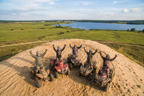 Gdańsk: Guided Quad Safari Off-Road Adventure Gdańsk: Quad Biking Adventure with Bonfire and Transfers