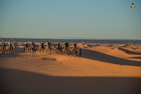 Najlepsza 3-dniowa wycieczka po pustyni z Marrakeszu do MerzougiStandardowy pustynny namiot obozowy