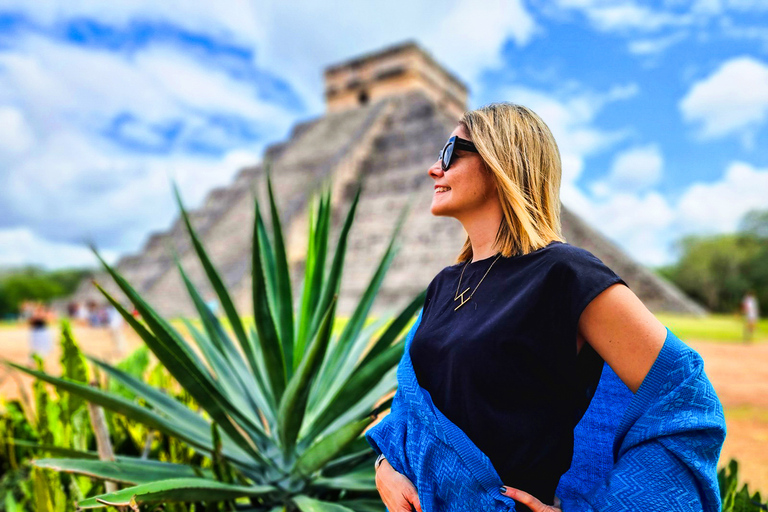 Cancún: Chichen Itza, Cenote & Valladolid Tour met LunchGedeelde tour met trefpunten