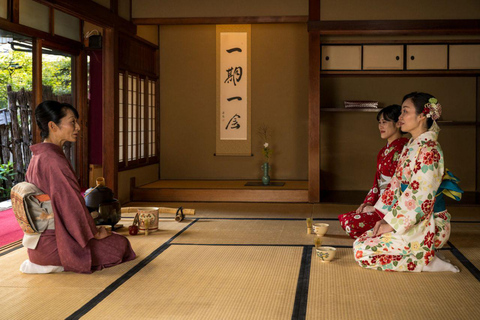 Maikoya Nishiki: Kimono Tea Ceremony with Matcha and Sweet
