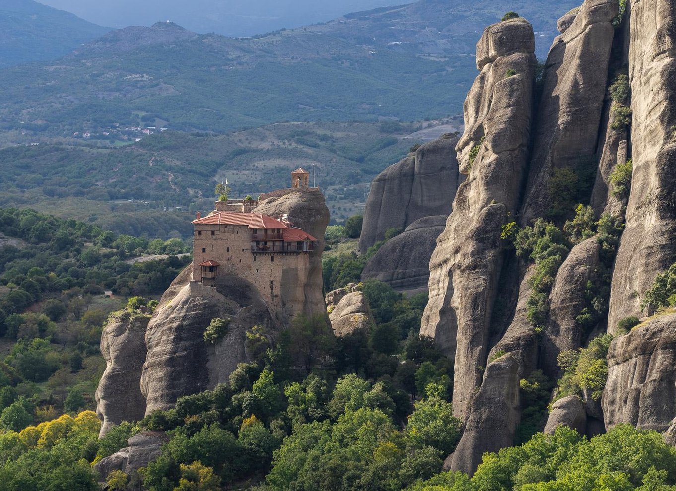Fra Kalambaka eller Kastraki: Middagstur til Meteora