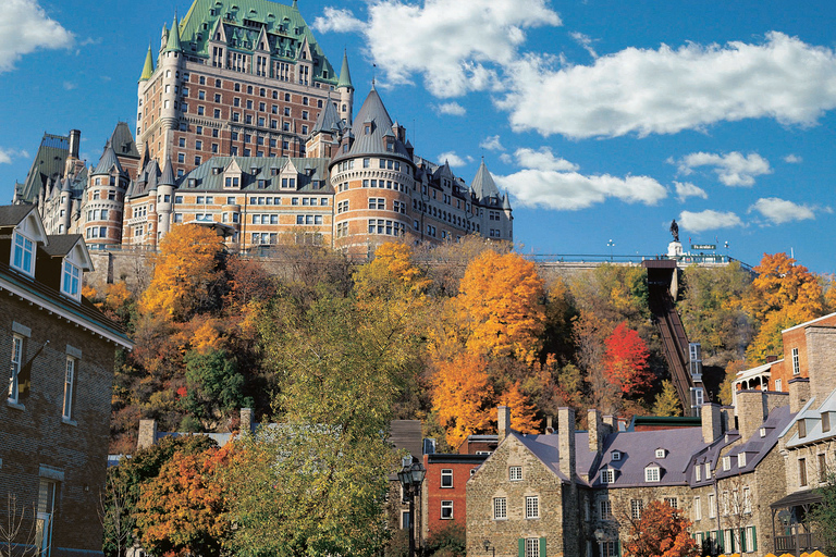 De Montreal: Viagem de 1 dia à cidade de Quebec e às Cataratas de Montmorency