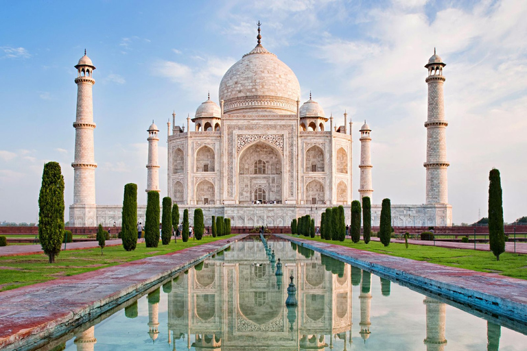 Från Delhi: All Inclusive Taj Mahal-dagstur med transferBil, chaufför, guide och inträdesavgifter