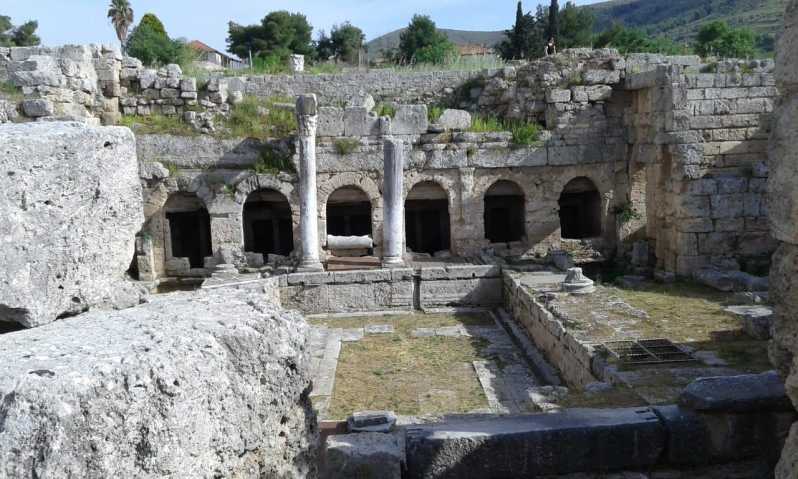 Excursão bíblica de Pauls de meio dia Corinto antigo