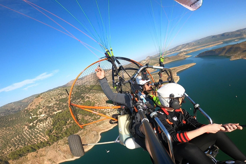 Paratrike flight in Malaga