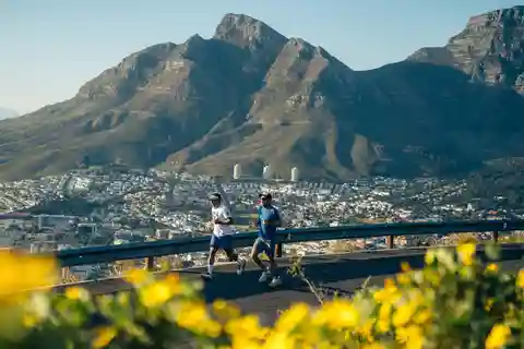 Course guidée sur le sentier de l'Aventure du lever du soleil Table Mountain, Cape Town