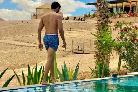 From Marrakech: Agafay Desert Day Trip with Lunch & Pool