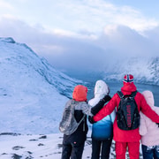From Tromsø: Snowshoe hike with local guides