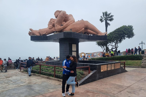 Koloniala Lima och moderna Lima med entrébiljett till katakomberna