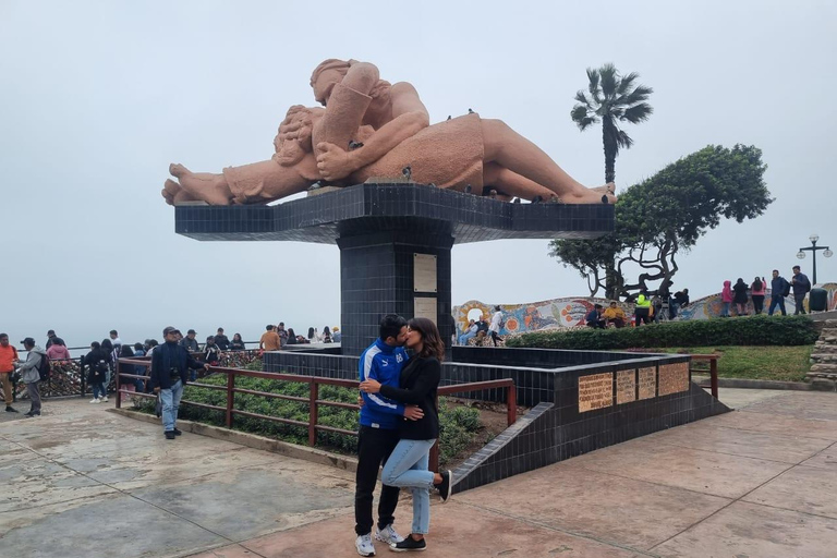 Koloniala Lima och moderna Lima med entrébiljett till katakomberna