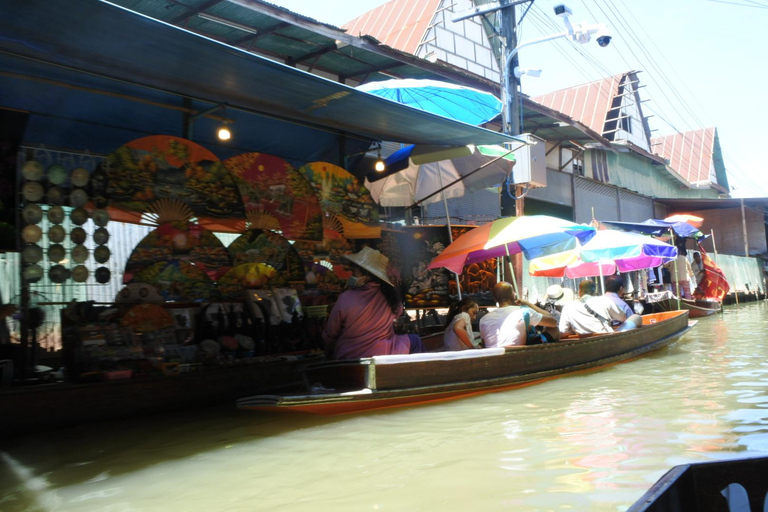 Bangkok: Grand Palace, Wat Pho, Train & Floating Market Tour