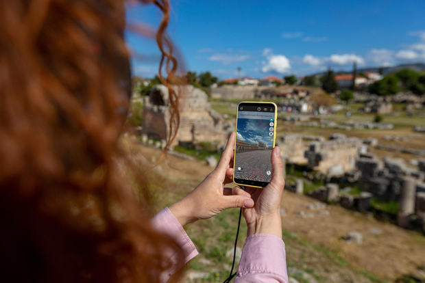 Acropoli di Lindos con tour multilingue audiovisivo in 3D