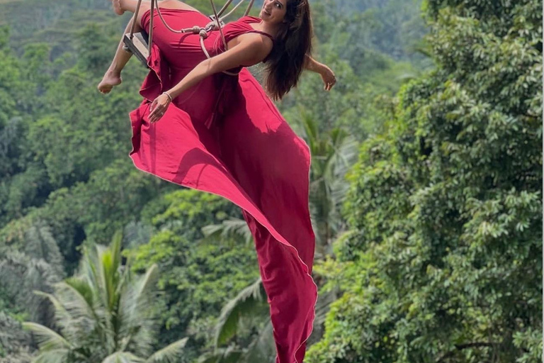 Bali: Secret Waterfalls, Temple & Jungle Swing-All Inclusive Ubud: Secret Waterfalls, Temple & Swing-Without Entrance fee