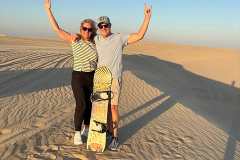 Doha : Private Sunset Desert Safari with Dinner at 4 Star