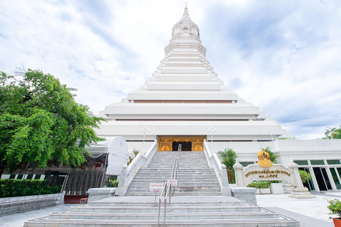 Bangkok: Big Buddha & Canal Longtail Boat Sightseeing Tour Join In Day Tour