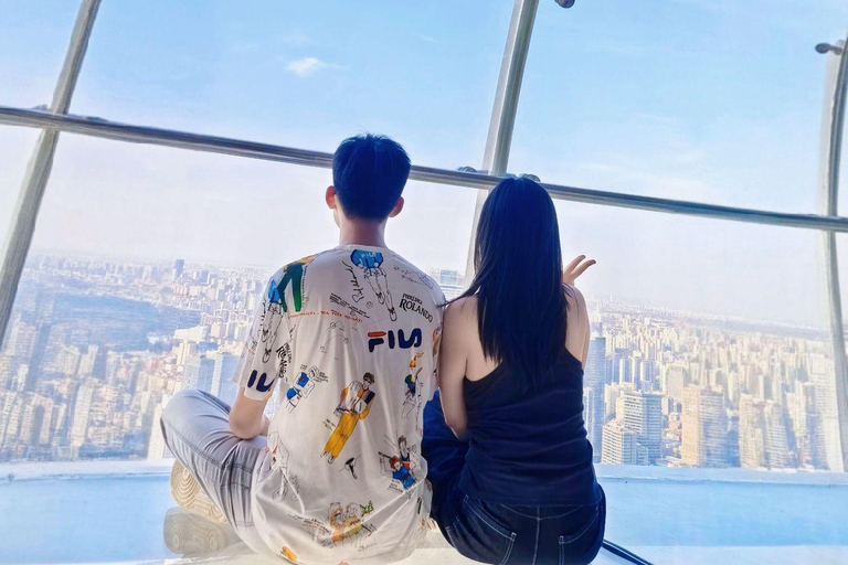 Shanghai: Oriental Pearl Tower Entry & Glass Skywalk Oriental Pearl Tower: Revolving Buffet & Two-Sphere Ticket