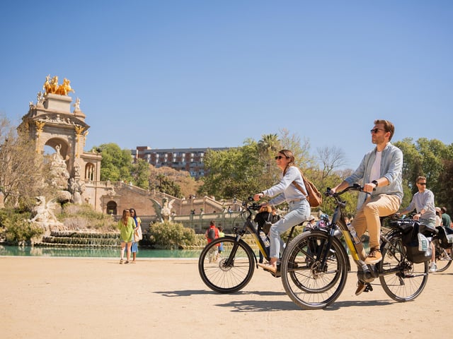 Montjuïc-Sonnenuntergang-eBike-Touren