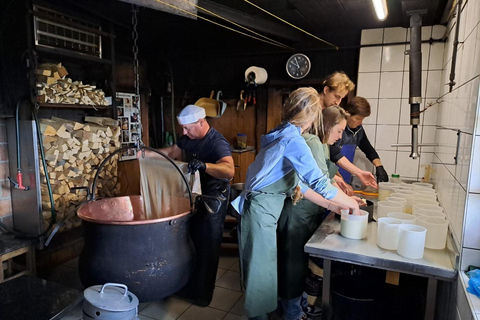 Unterseen: Alpine Cheese Farm Visit & Cheesemaking