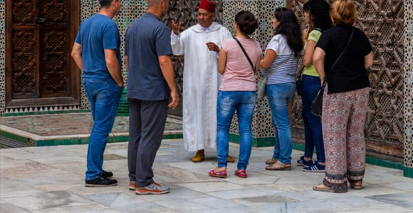 Fes: Museum, Cherratine Madrasa, Tannery & Medina Souks Tour