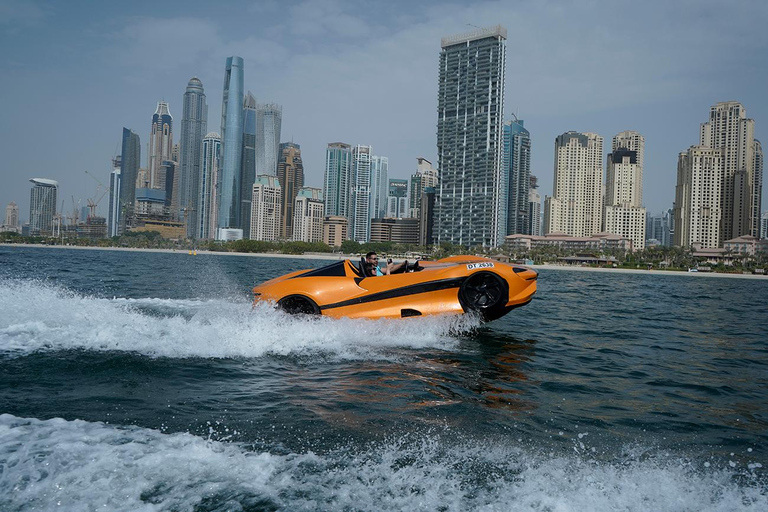 Dubai: Splash & Thrill | 20min Jet Car DXB Harbour JetCar 30 Mins: Dubai Marina Luxury Lamborghini