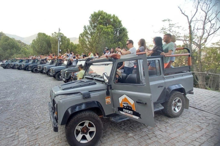 Alanya: Evening Jeep Safari with Sunset and Castle Views
