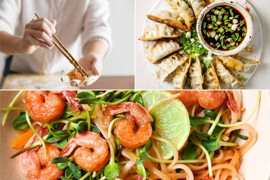 Baltimore: Asiatische Nudeln und Klöße kochen (4-Gänge-Menü). Foto: GetYourGuide Baltimore: Asiatische Nudeln und Klöße kochen (4-Gänge-Menü). Foto: GetYourGuide