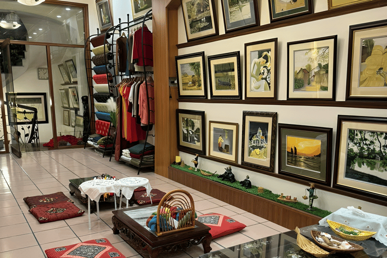 河内文化遗产：古宅刺绣工坊参加刺绣工坊（含午餐）