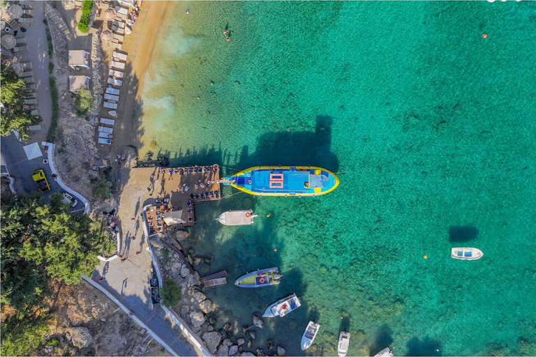 Lindos: Crucero submarino con parada para nadar en la bahía de Navarone