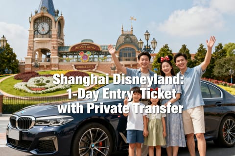 Shanghai: Disneyland 1-Day Entry Ticket & Private Transfer